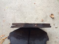 bent pad backing plate